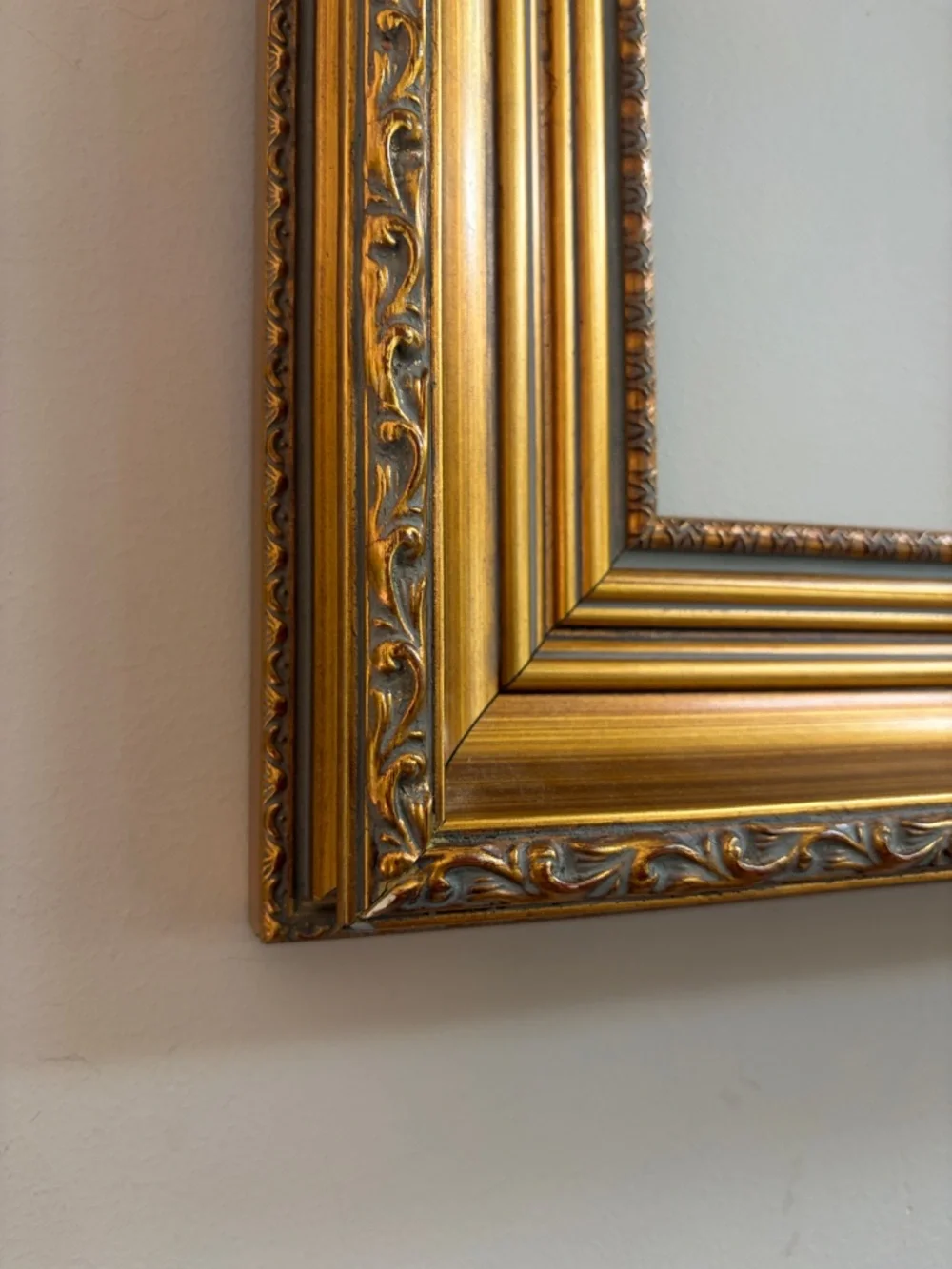 Gold Leaf Ornate Embossed Wood Picture Frame Art Artwork Wall Decor Home Accents